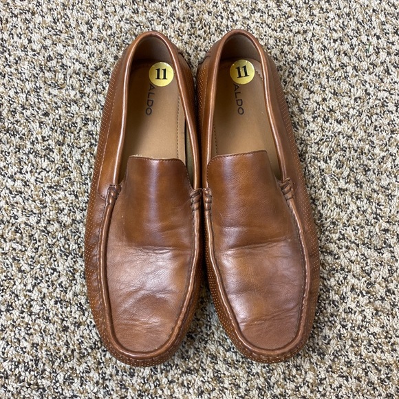 NWT ALDO Maximillian Leather City Slip On Loafers - Picture 2 of 9